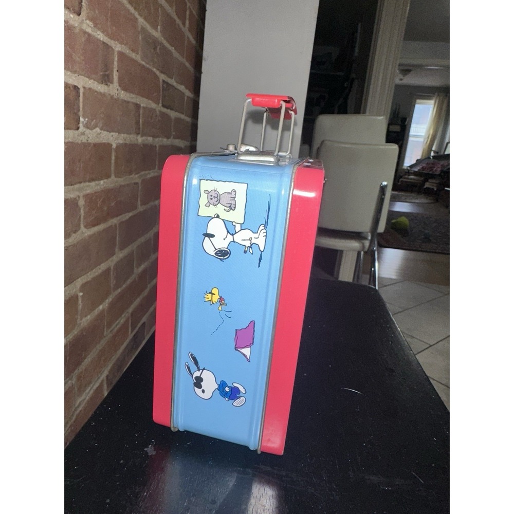 Pre 1970‎ Snoopy Vintage Metal Lunch Box Unisex Red Cartoon Woodstock Sunglasses - Picture 5 of 5